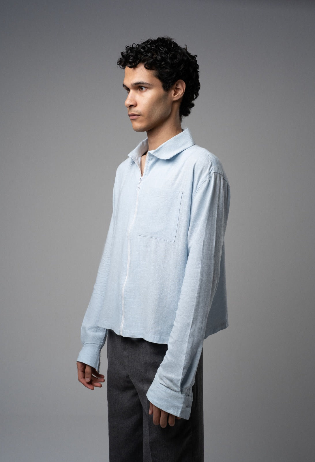 SKYLINE CROPPED ZIB SHIRT