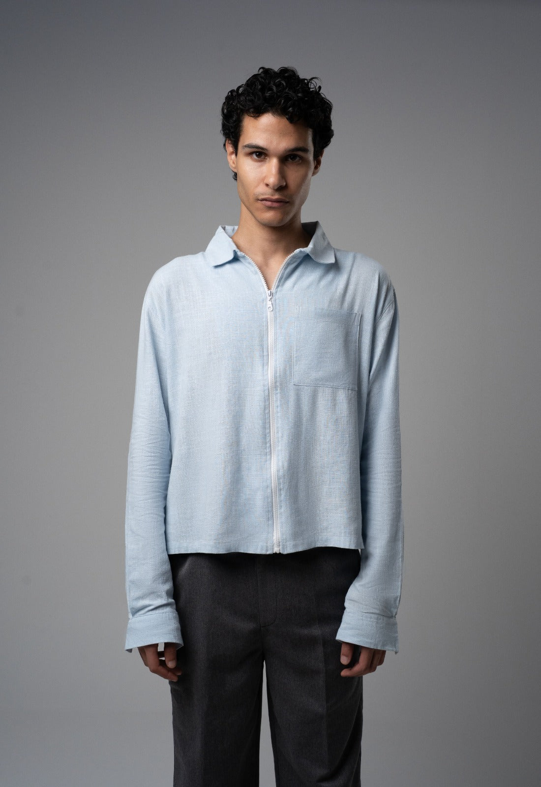 SKYLINE CROPPED ZIB SHIRT