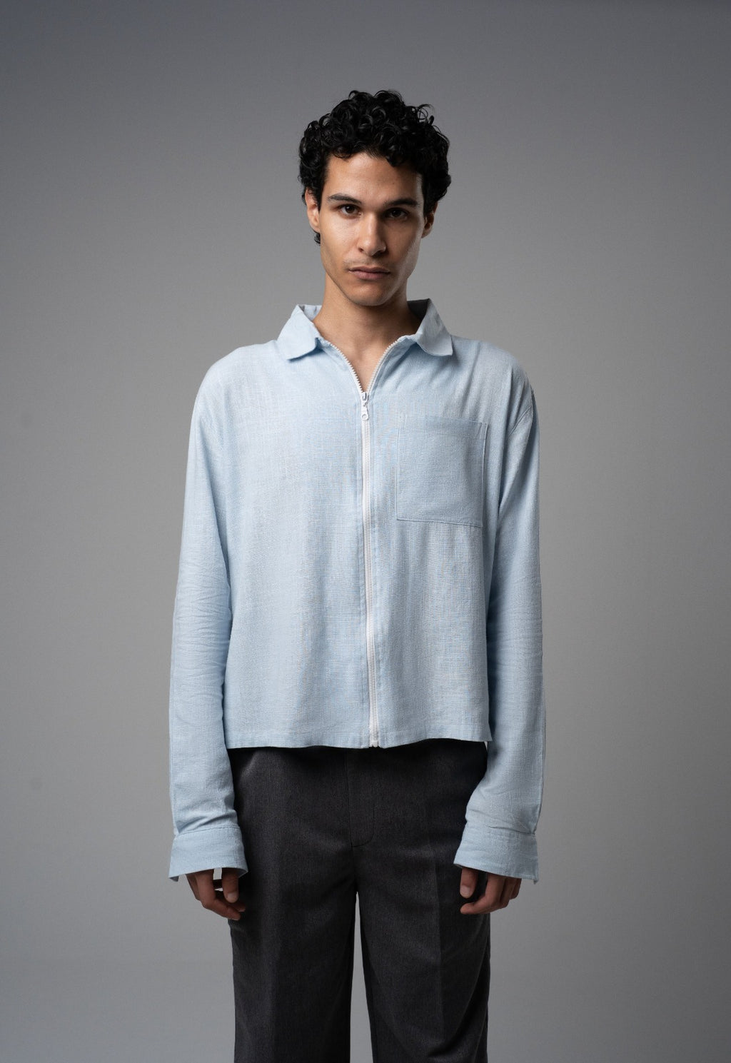 SKYLINE CROPPED ZIB SHIRT
